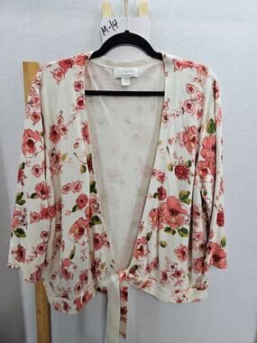 CJ Banks 100% cotton cardigan, size 2X